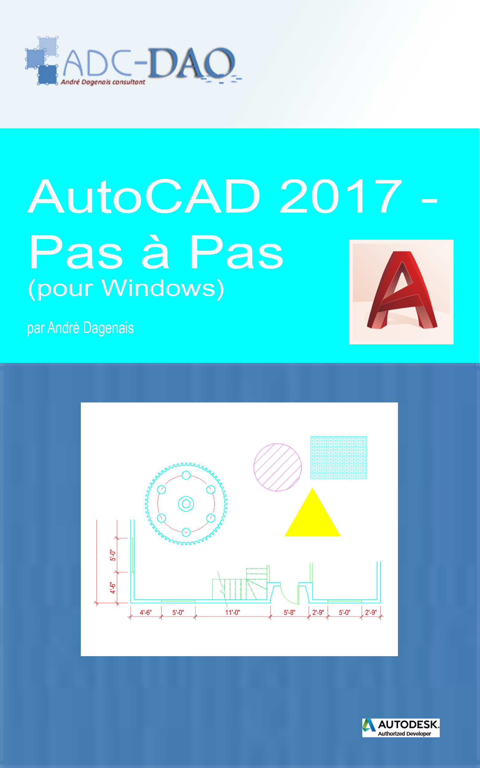 AutoCAD 2017 - Pas à pas (Couverture)